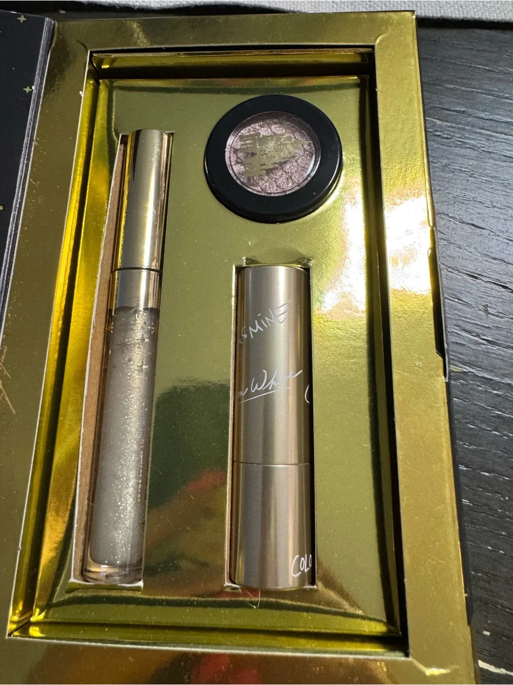 ColourPop Cinderella Collection Set - Black & Gold Packaging